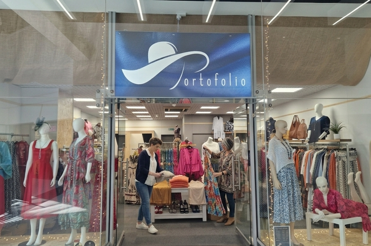 Portofolio store front in The Darwin