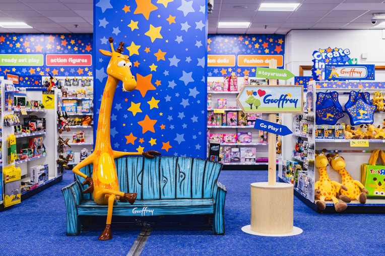 Toys R Us inside T G Jones Shrewsbury