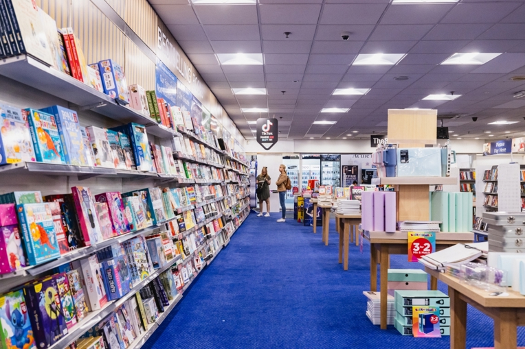 TG Jones Book shelves at The Darwin Shrewsbury