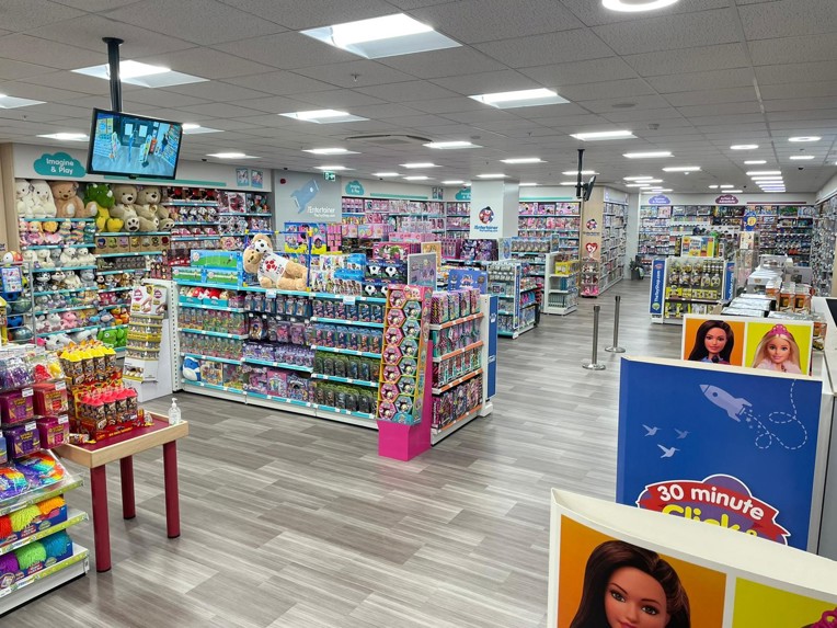 The Entertainer store interior shrewsbury